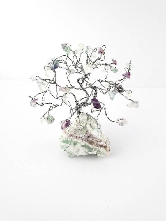 Custom Order Crystal Family Tree Sculpture