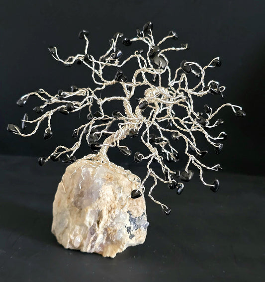 5 Reasons a Black Tourmaline Bonsai Crystal Tree on Quartz Rock Makes the Ideal Anniversary Gift