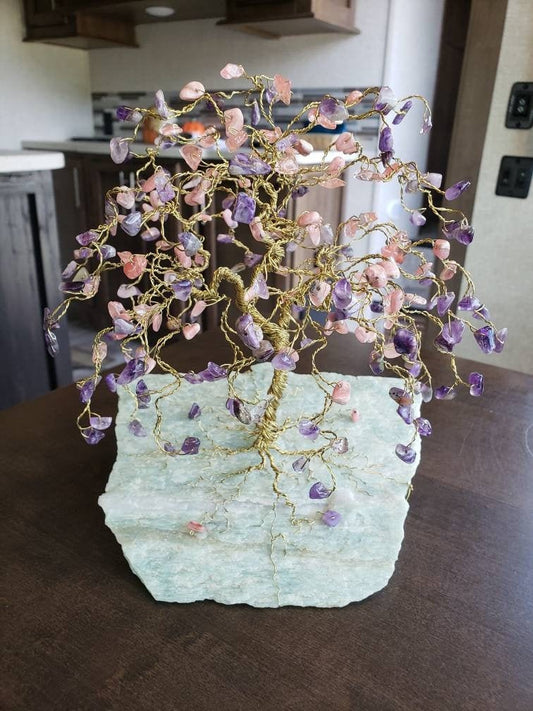 Custom Order Large Crystal Tree Sculpture