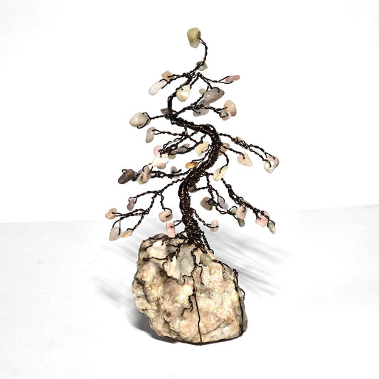 Mini Andean Opal Pine Tree Sculpture