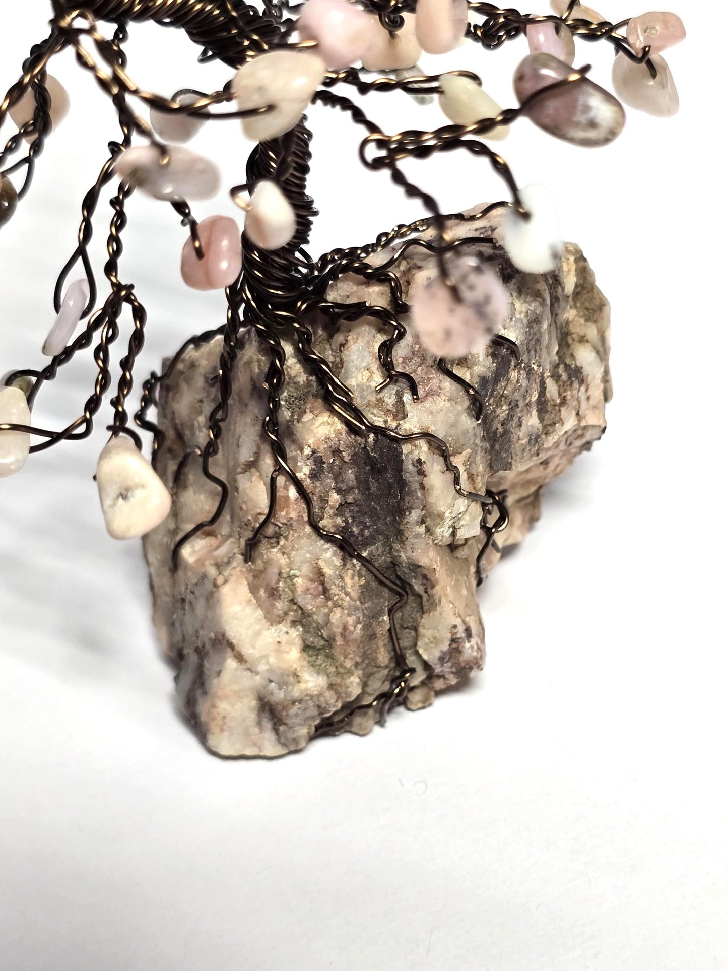 Mini Andean Opal Pine Tree Sculpture