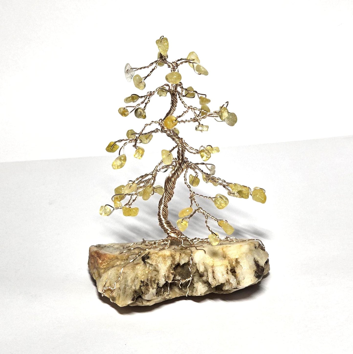 Small Citrine Pine Tree Sculpture