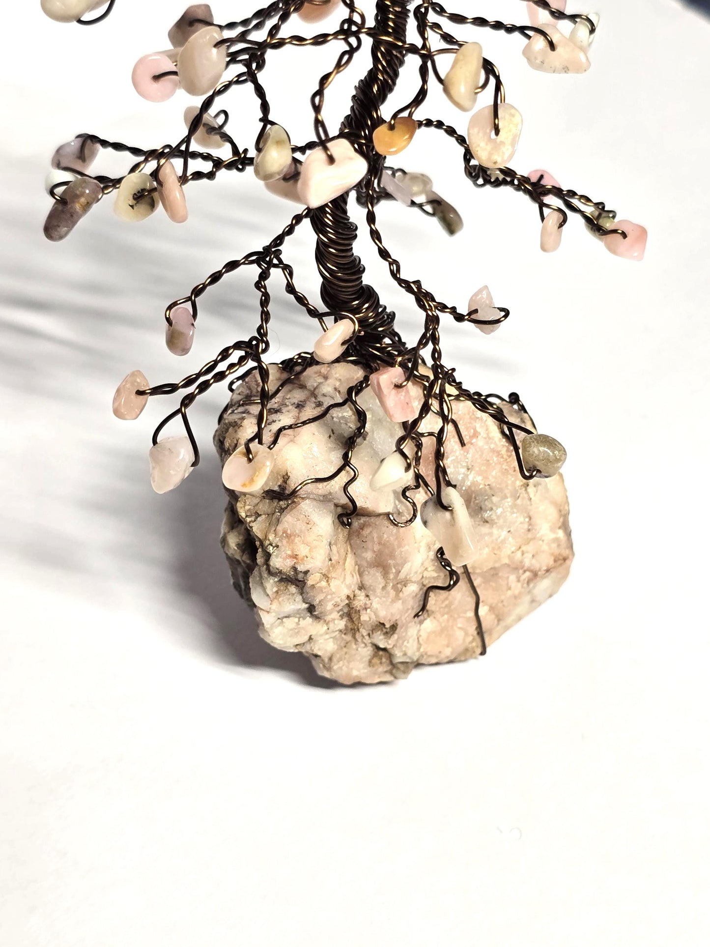 Mini Andean Opal Pine Tree Sculpture